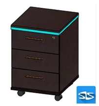 Mobile Director's Cabinet - MDF Top, PVC Edging