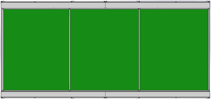 Magnetic Chalkboard Sliding Rail System "Expert