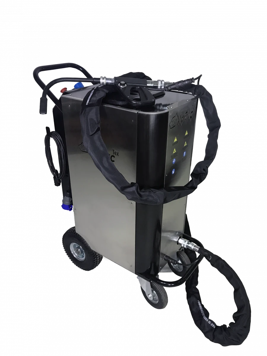 نظام تنظيف بالثلج الجاف مع مطحنة لتنظيف الأسطح