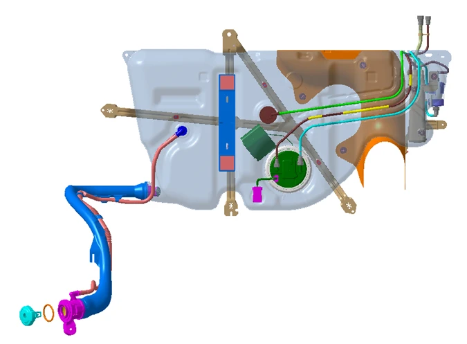 Plastic Fuel Tank B9R 9672076680