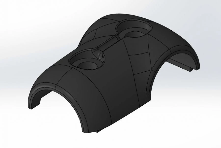 Three-Sided Bracket for Vehicle Cladding 5299-400-8200902