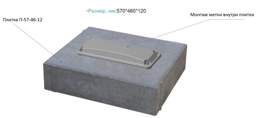 Passive Railway Object Identification Module MPIS-01