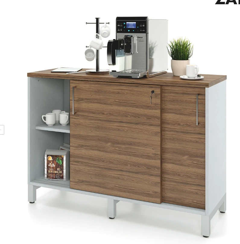 ZAMM Locker with 2 Shelves on Metal Frame