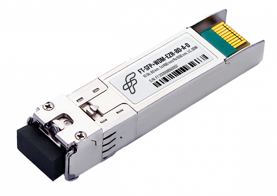 Optical Transceiver SFP Form Factor FT-SFP+-WDM-EZR-80-A-D