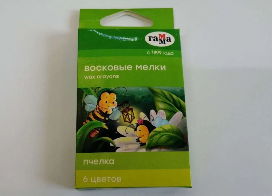 أقلام شمعية "بجيلة" 6 ألوان