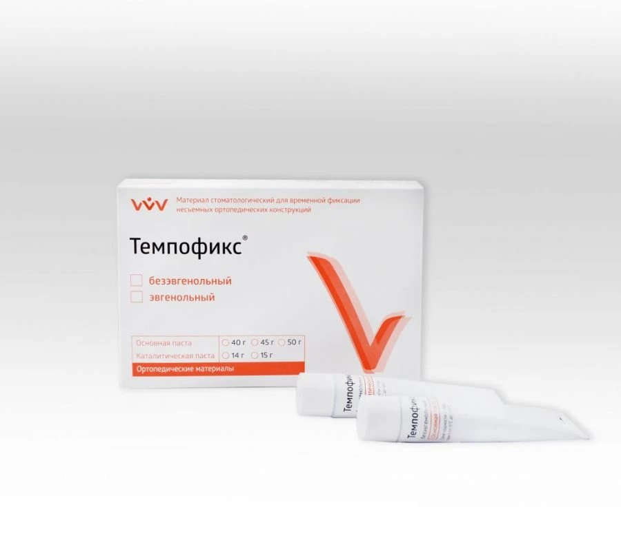 Temporary Dental Cement for Non-Removable Orthopedic Structures "Tempofix