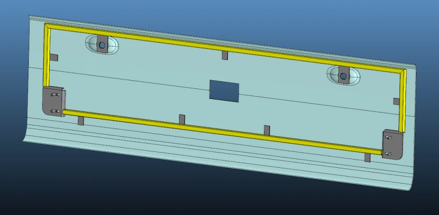 Heater Hatch Panel 5299-401-5412520/Ж SБ