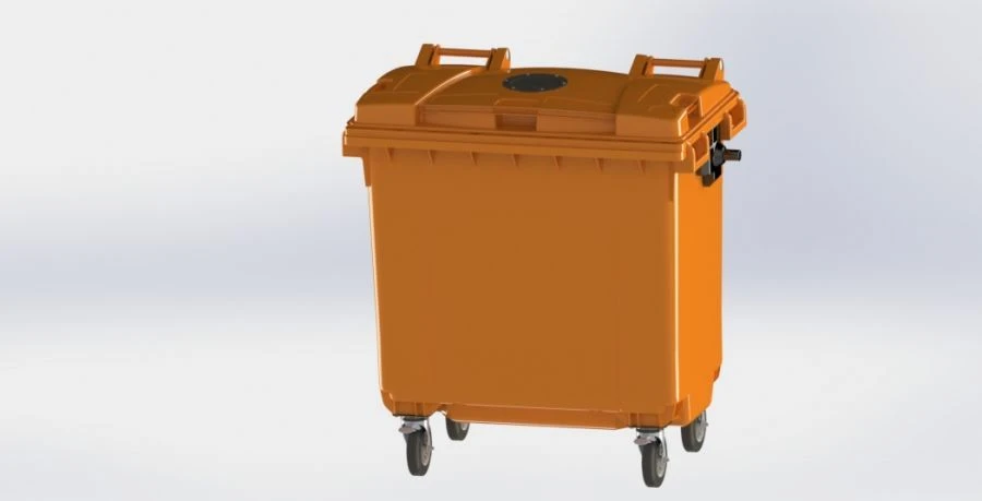 حاوية نفايات متنقلة سعة 770 لتر الطراز 26.C19.V/1