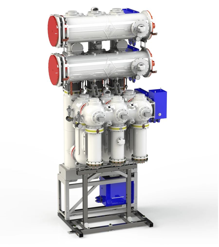 جهاز توزيع عالي الجهد مع عزل بالغاز KRU-E 110 كيلو فولت