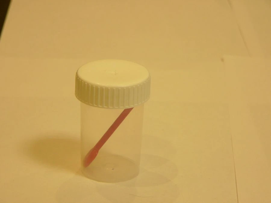 Disposable Non-Sterile Polymer Container for Bio Samples 60ml with Spoon