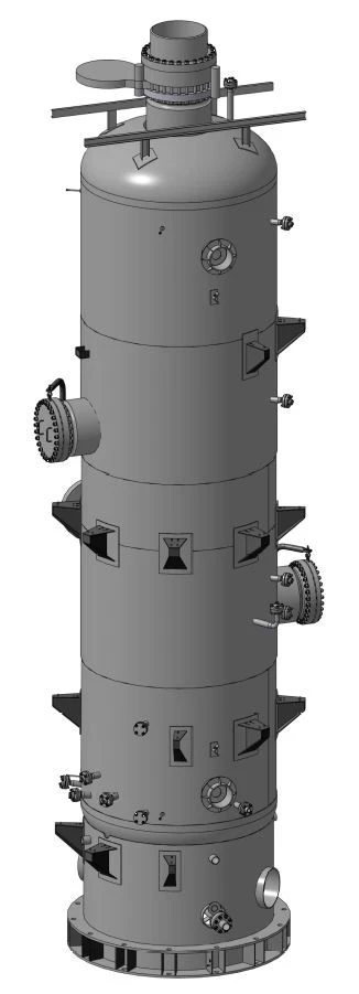 Vertical Type Gas Separators SC for Liquid and Solid Impurities
