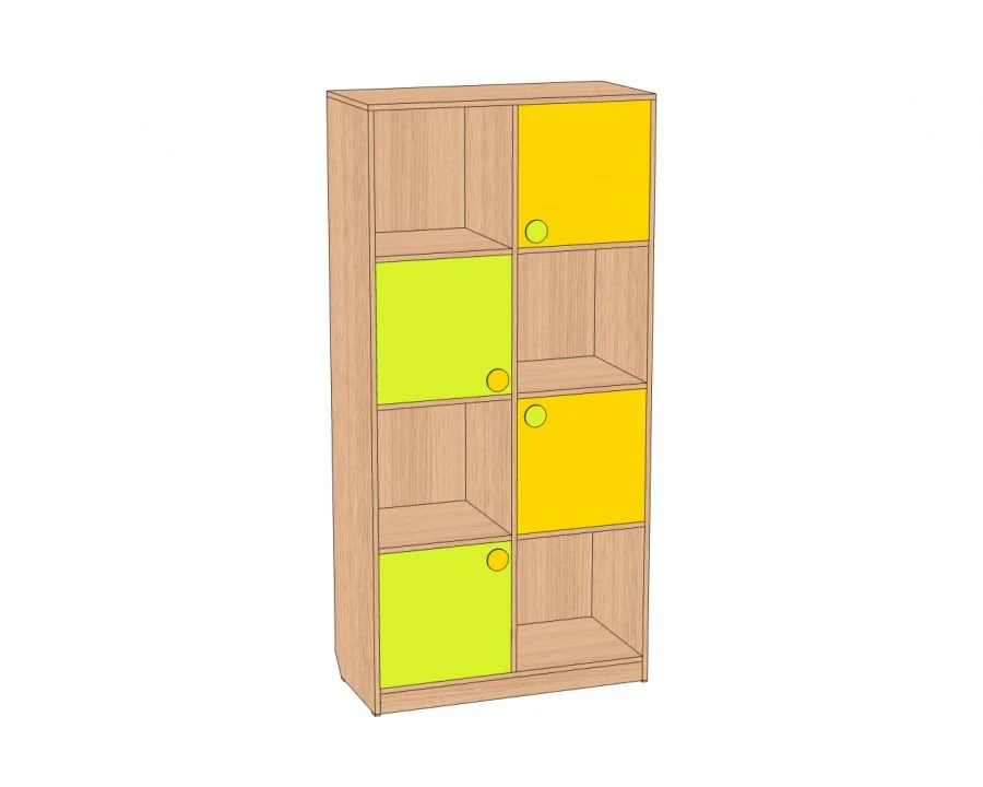 Children's Toy Storage Unit "Rubik's Cube" SI-KR8-F1
