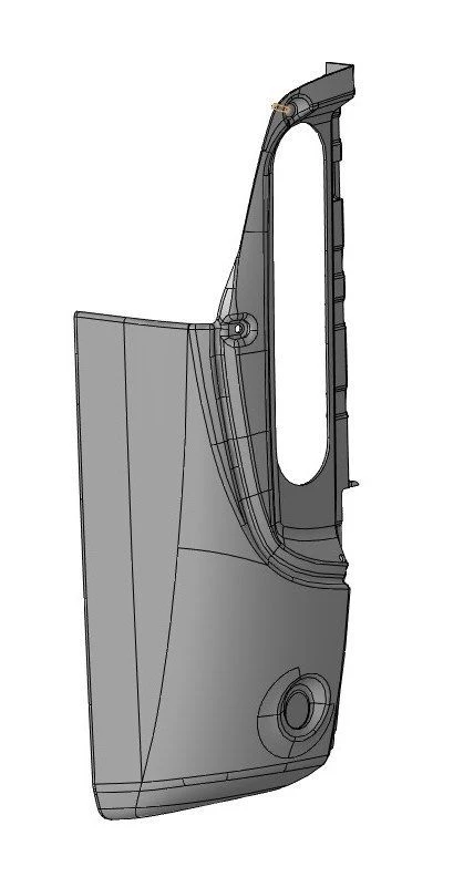 Left Assembly Section made of Polyester Fiberglass 5299-401-5602510-10