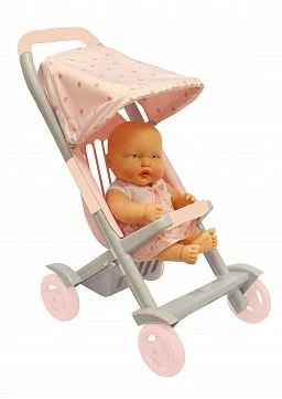 Small Doll Stroller for Role Play
