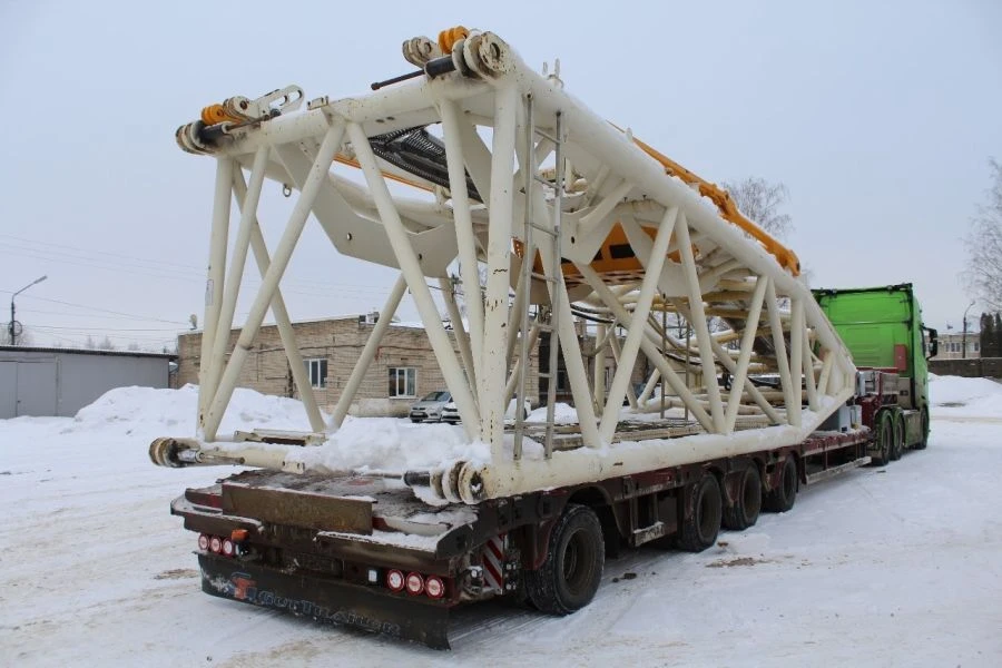 منصة شبه مقطورة منخفضة برباعية المحاور FSA-624