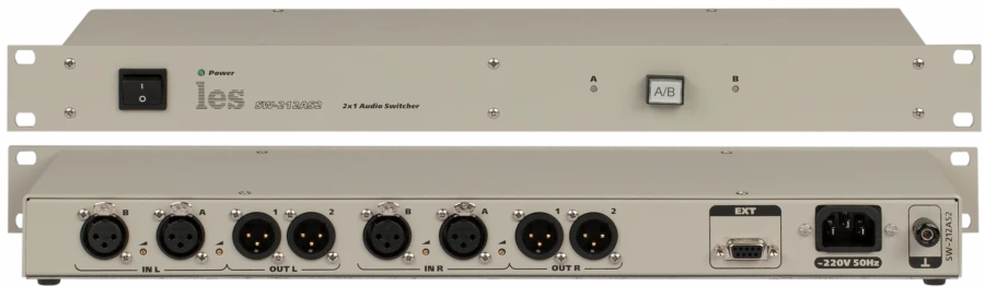 مفتاح الصوت التناظري 2 في 1 SW-212AS2