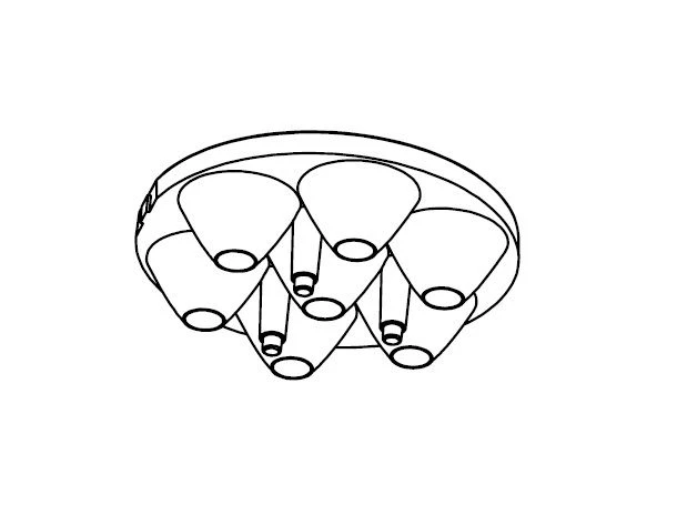 LED Lens for AMT-VE-D40-3535-12 Lighting Fixtures
