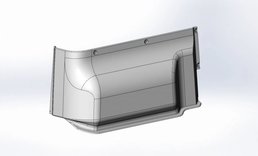 Polyester Composite Air Filter Housing for Vehicles 6299-401-5400330