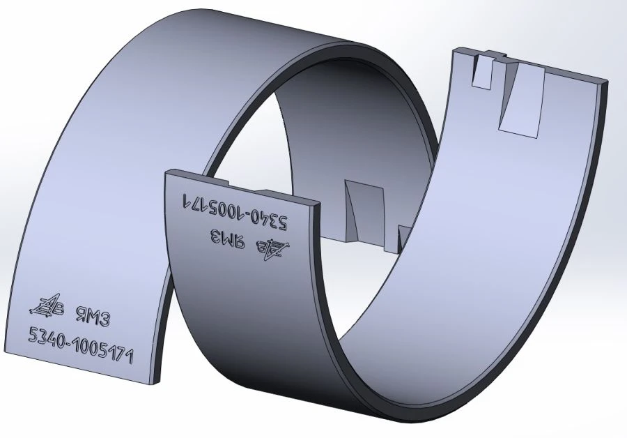 Lower Main Bearing Insert 325.10-1005171