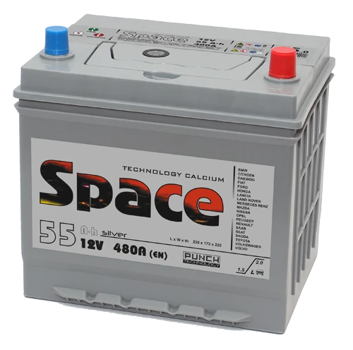 Lead-Acid Starter Battery for Internal Combustion Engines 12V 55D23 Space