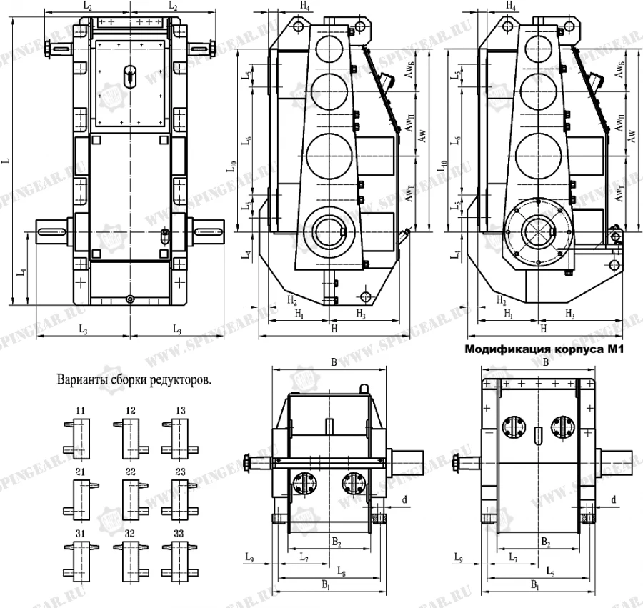 Vertical Crane Reducer VKU-950SPR