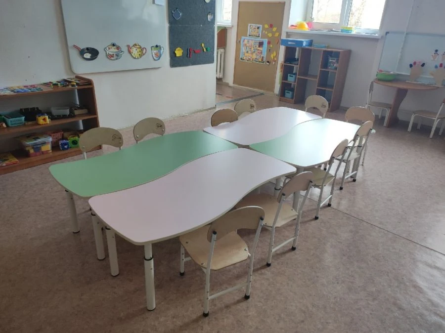 Adjustable Children's Table "Wave" Model: СтДВ