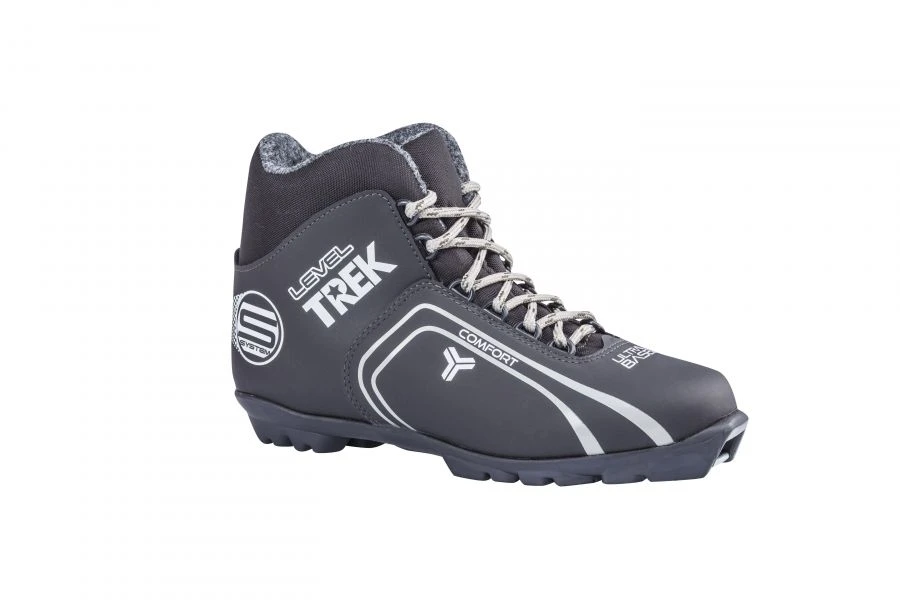 Trek Level4 Black Ski Boots (Size S) with SNS Binding