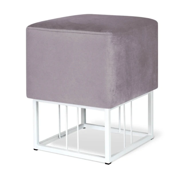 Soft Puff with Metal Frame for Home and Public Spaces