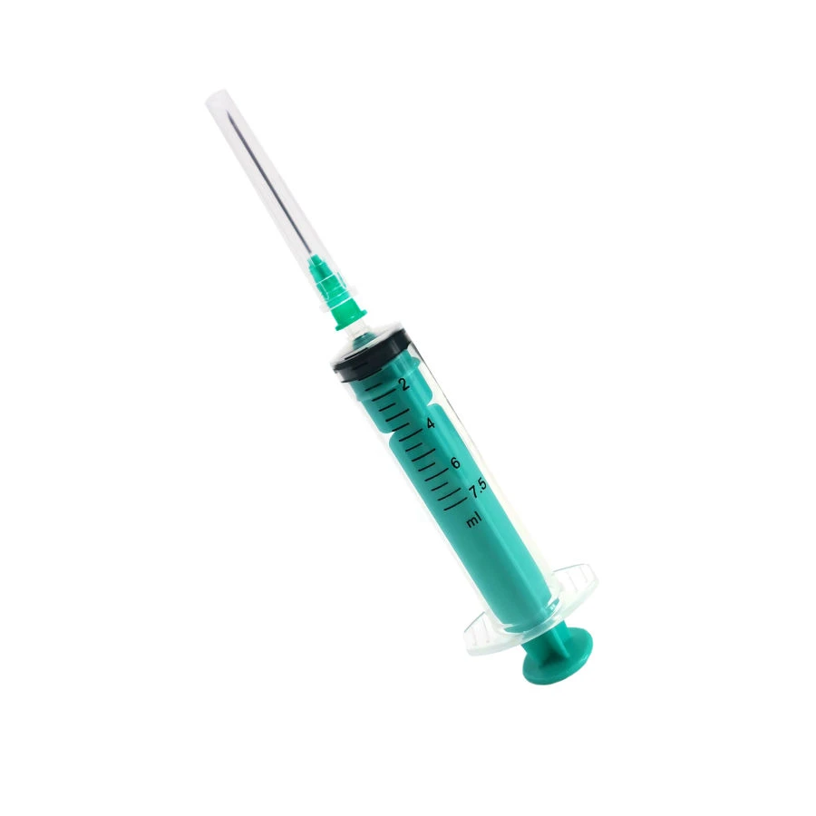 Sterile Disposable Three-Part Injection Syringes with Needles 7.5ml
