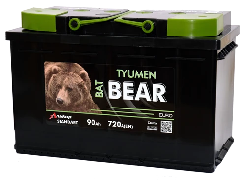 Lead-Acid Starter Battery for Internal Combustion Engines 12V Tyumen BatBEAR