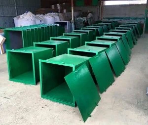 Metal Waste Container KM-45 M1 800L with Lid
