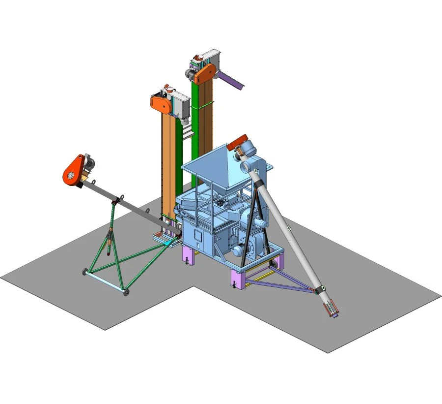 Vibrating Pneumatic Sorting Table VPS for Seed Density Sorting