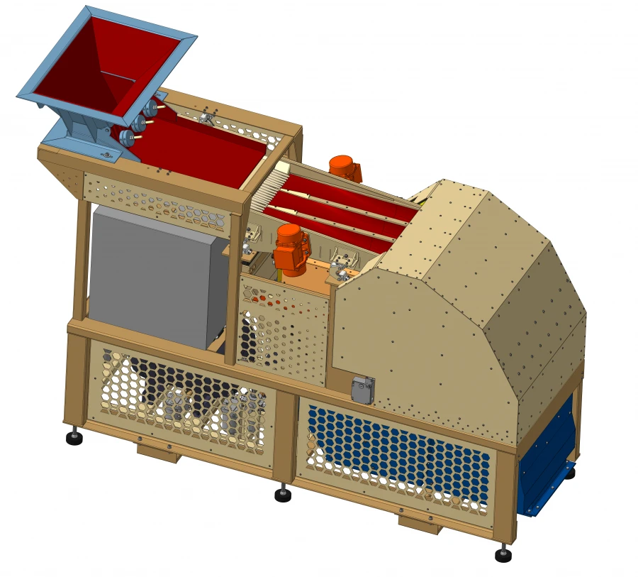 فاصل فلوريسنتي للطاقة المتوزعة SEF 3.084 لمعالجة المعادن