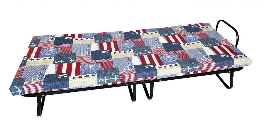 Foldable Bed with Mattress and Pillow Support "Taganay