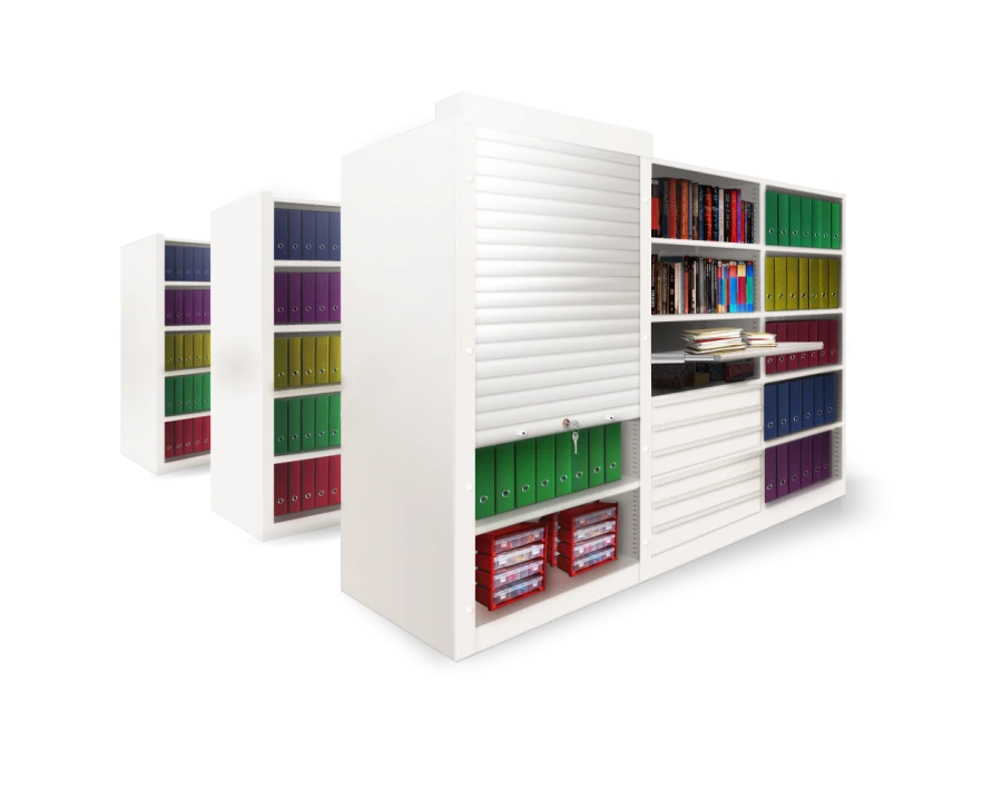 رف معدني ثابت لحلول التخزين المدمجة