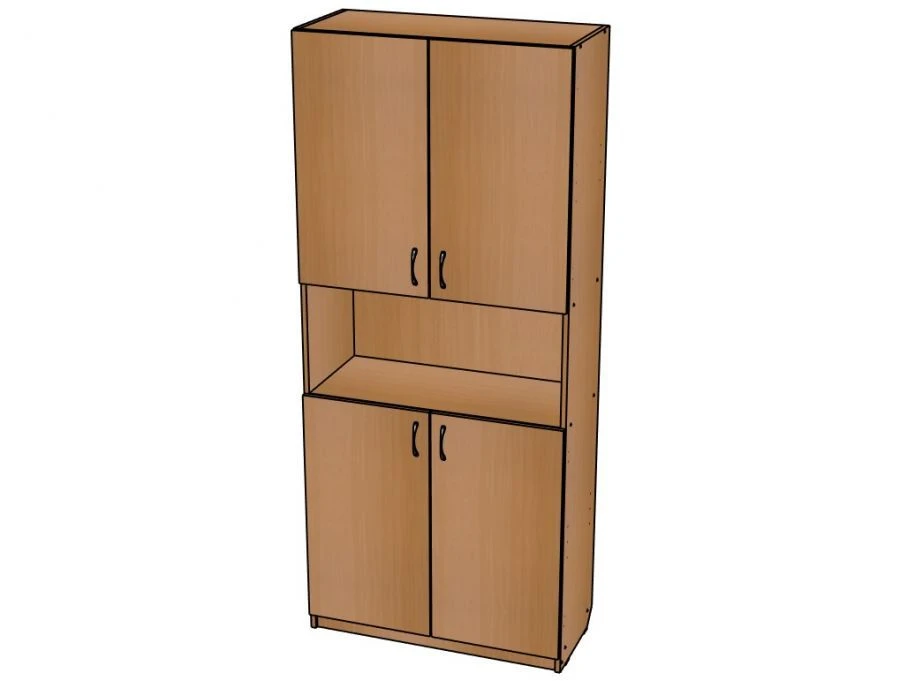 Document Storage Cabinet with Niche No. 14 / Sh14