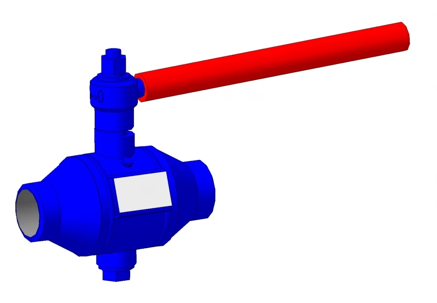 Ball valve DN50 PN8 MPa