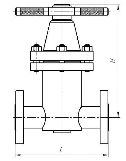 Flanged Bellows Shut-off Valve KZS