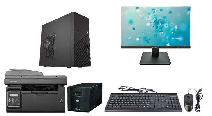 Automated Workstation with Computer and Accessories Aquarius Pro K760
