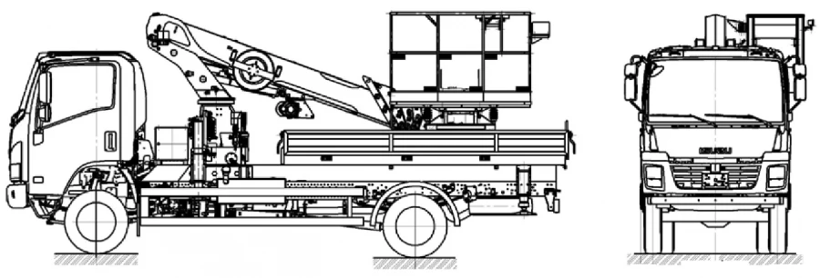 رافعة منصات العمل الجوية ذاتية الدفع PSS 5908ZA