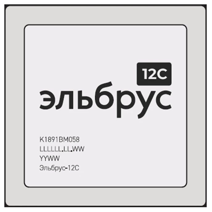 Integrated Circuit K1891VM058 for Elbrus-12S System on Chip