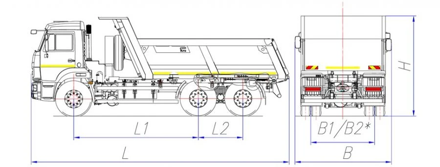 Universal road maintenance machine model MK-4535-07