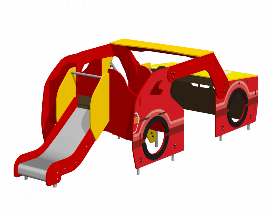 Children's Play Complex "Car with Slide" Romana 111.37.00