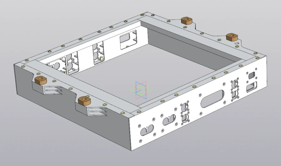 External Aluminum Battery Housing RSBG.301211.002