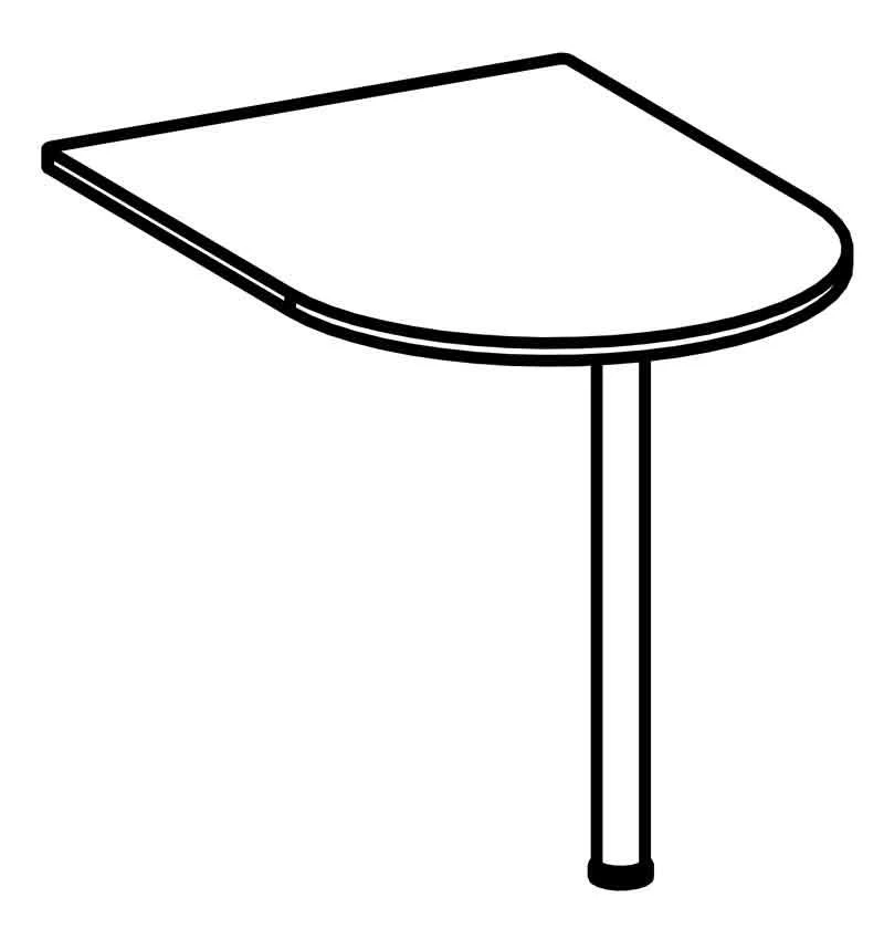 Rhythm Series 5040 Desk Extension