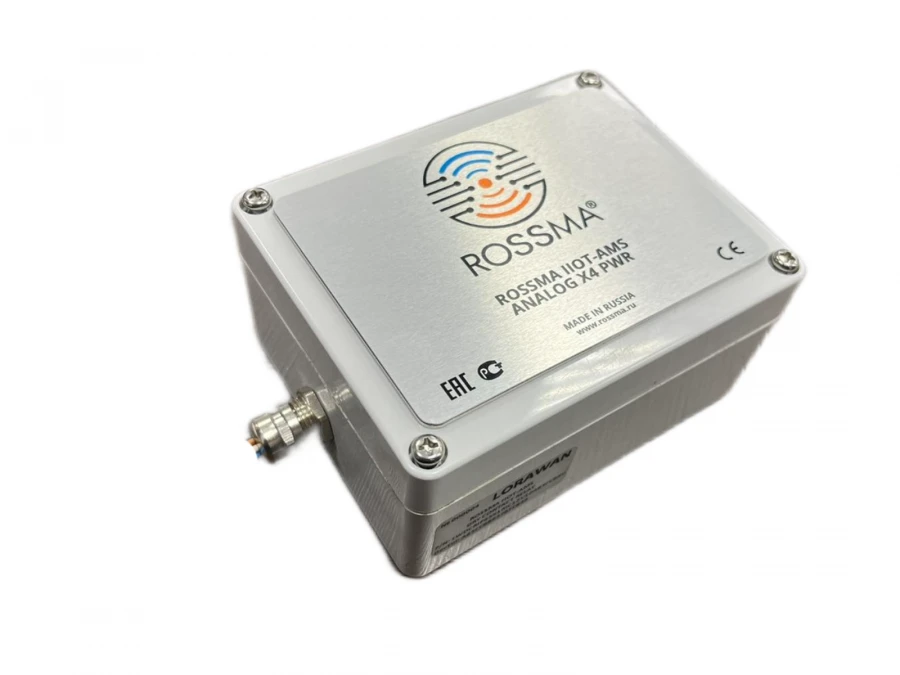 ROSSMA IIOT-AMS ANALOG X4 PWR Data Logger and Switch