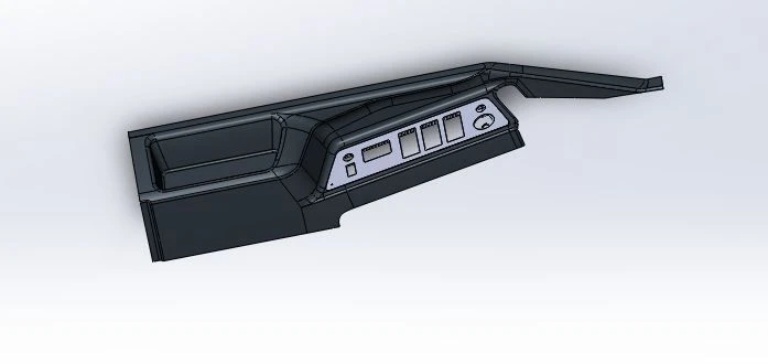 Vacuum Formed Plastic Console Assembly 5299-401-5315310-10