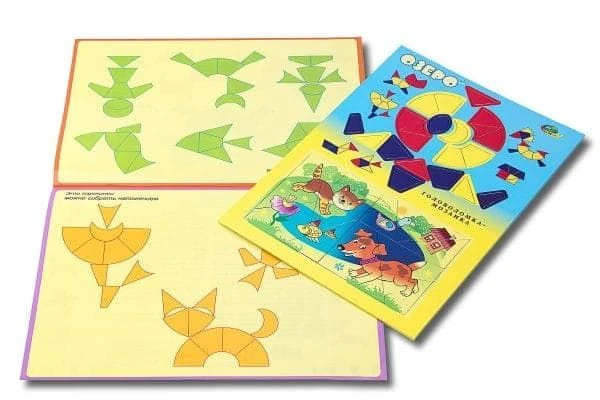 أحجية-فسيفساء "بحيرة" - لعبة إبداعية