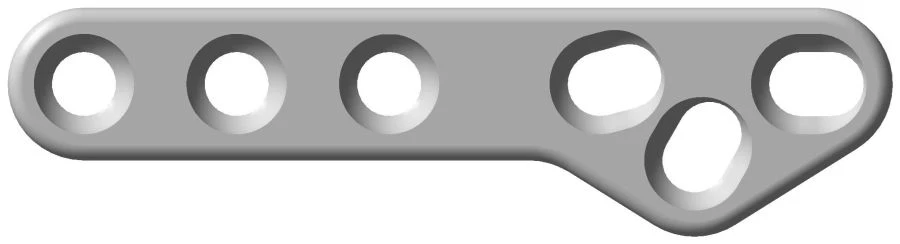 Left and Right T-Shaped Plate (6 Holes) for Pelvic Osteotomy