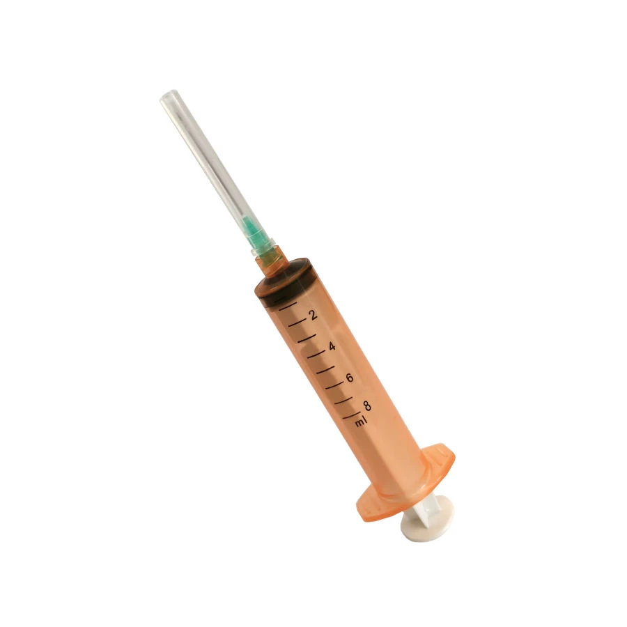 Sterile Single-Use Three-Part Injection Syringes with Light Protection, 8ml, Luer-Lock